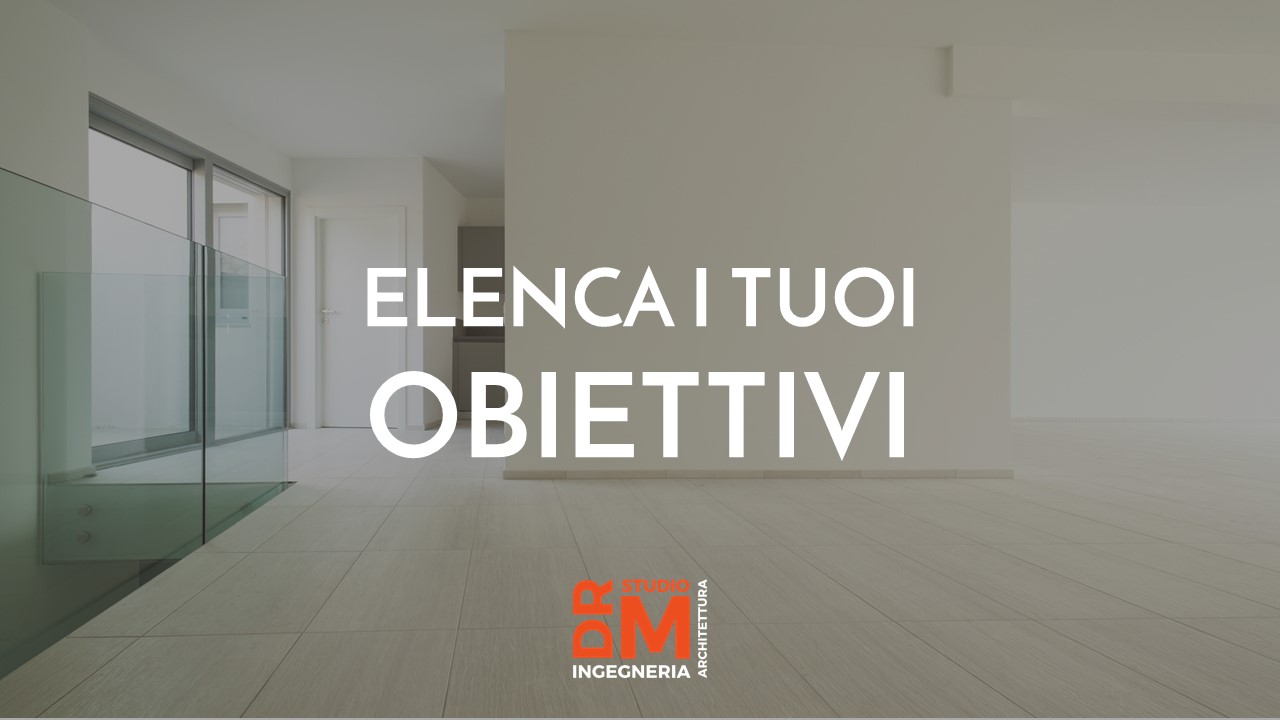 Elenca i tuoi obiettivi - DRM Studio