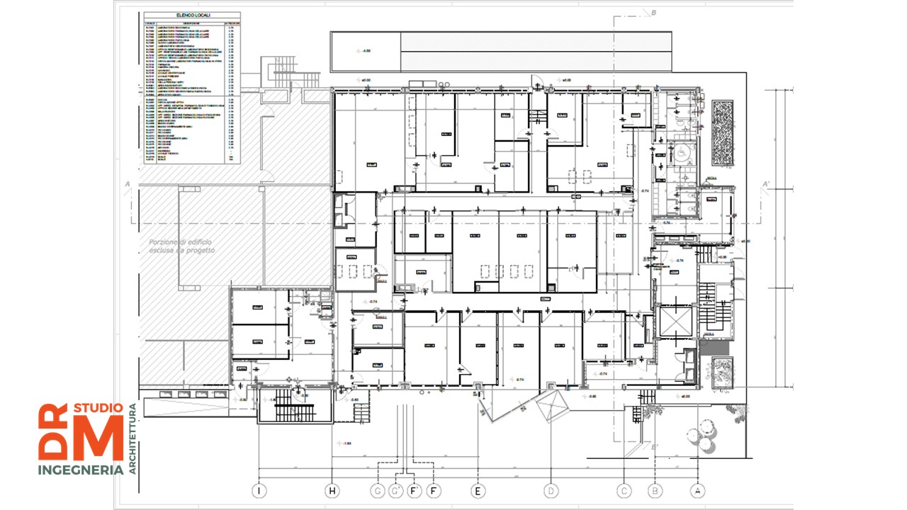 Progettazione e realizzazione laboratori farmaceutici - Monza -DRM Studio